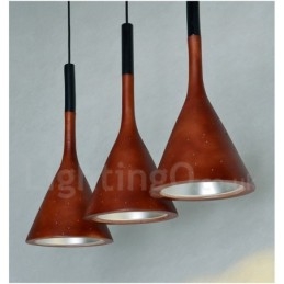 Lámpara colgante de hormigón vintage de 1 luz