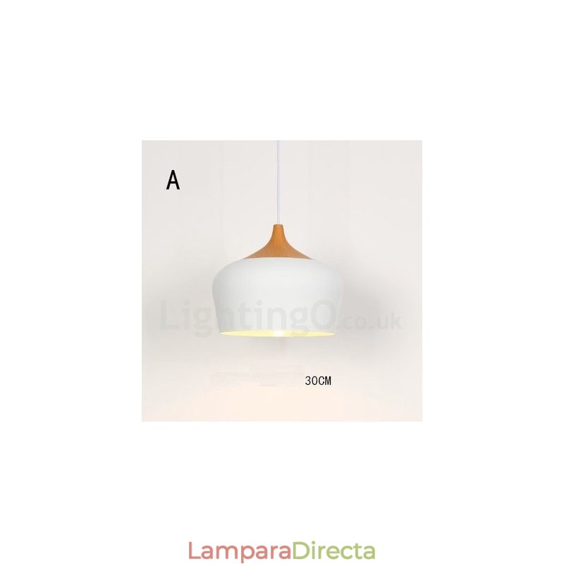 Lámpara colgante contemporánea moderna de 1 luz