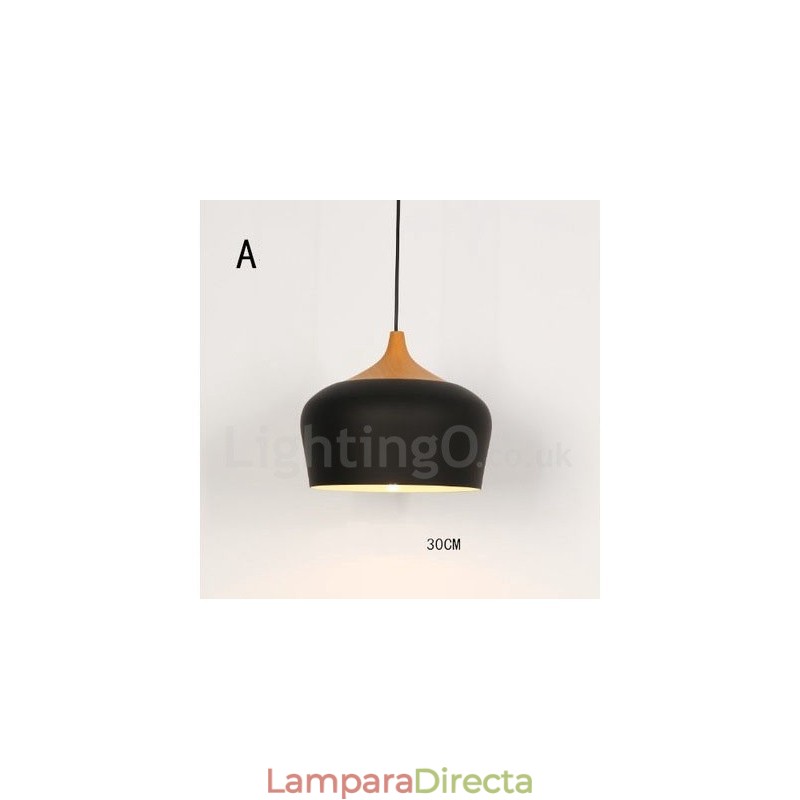 Lámpara colgante contemporánea moderna de 1 luz