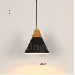 Lámpara colgante contemporánea moderna de 1 luz
