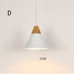 Lámpara colgante contemporánea moderna de 1 luz