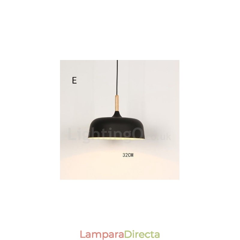 Lámpara colgante contemporánea moderna de 1 luz