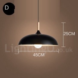 Lámpara colgante contemporánea moderna de 1 luz