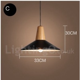 Lámpara colgante contemporánea moderna de 1 luz