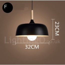 Lámpara colgante contemporánea moderna de 1 luz