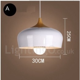 Lámpara colgante contemporánea moderna de 1 luz