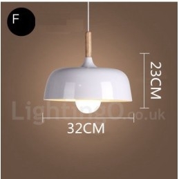 Lámpara colgante contemporánea moderna de 1 luz