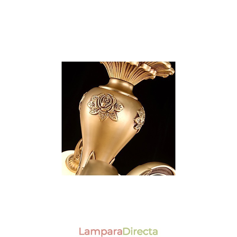 Lámpara de araña de metal moderna contemporánea de otros estilos