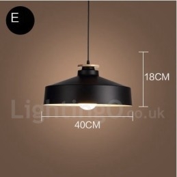 Lámpara colgante contemporánea moderna de 1 luz