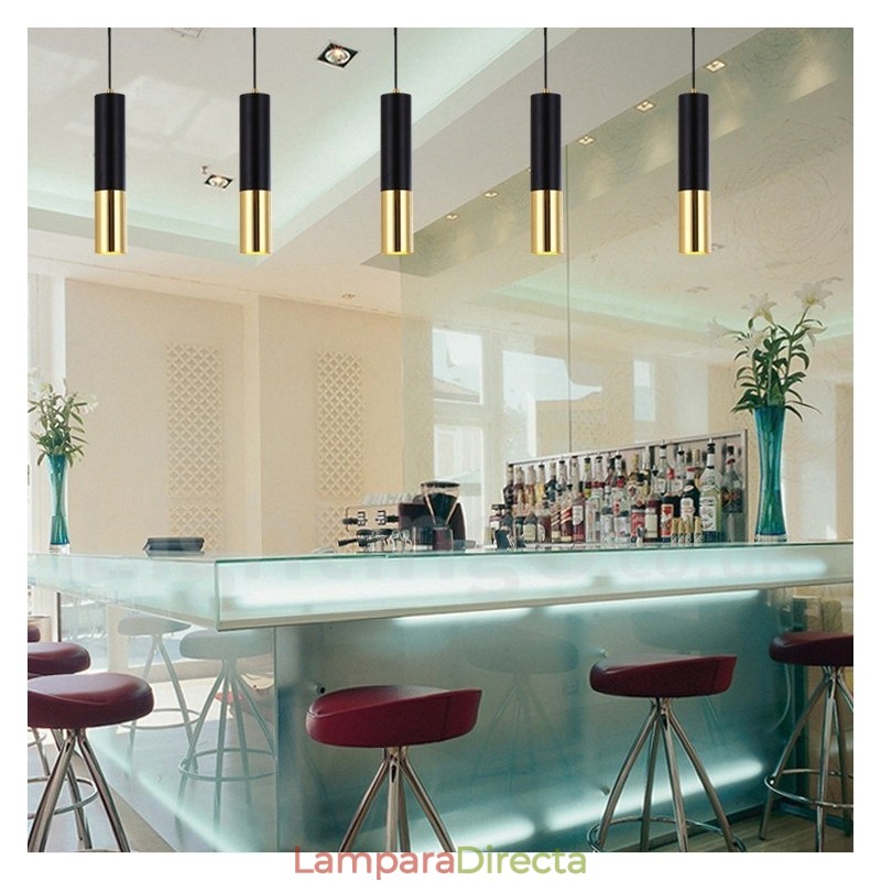 Lámpara colgante contemporánea moderna de 1 luz