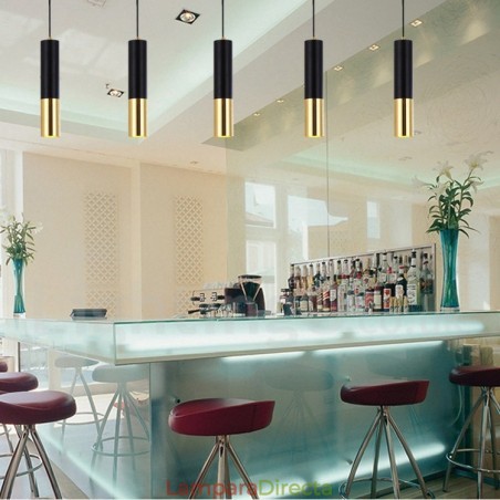 Lámpara colgante contemporánea moderna de 1 luz Lámpara colgante contemporánea moderna de 1 luz