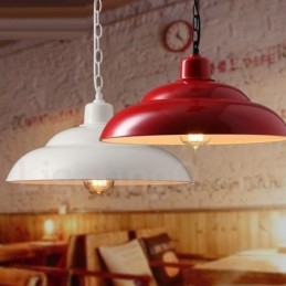 Lámpara colgante retro vintage de 1 luz