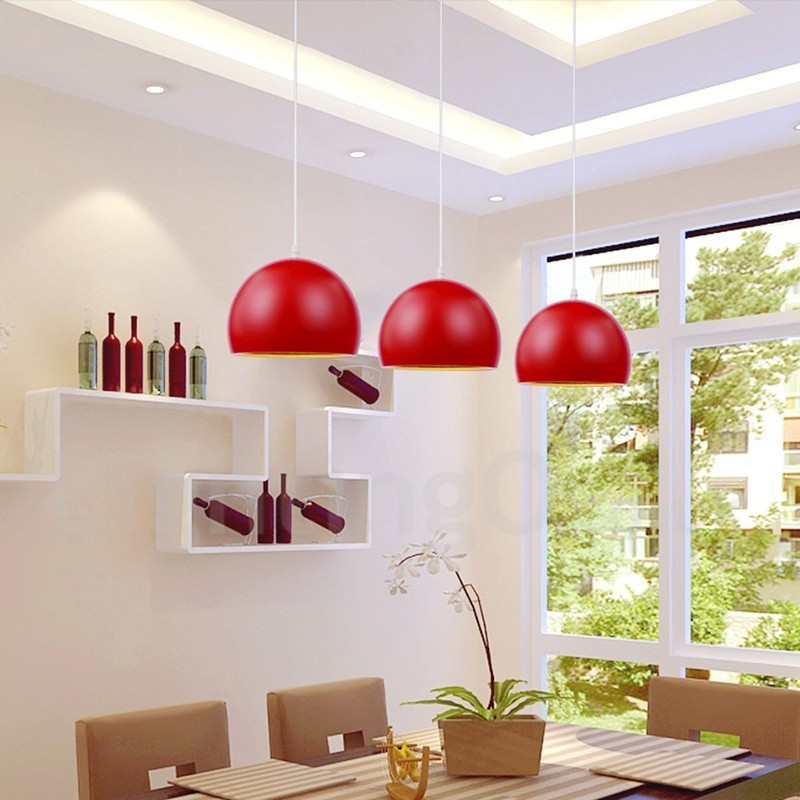 Lámpara colgante contemporánea moderna de 1 luz