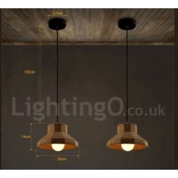 Lámpara colgante de una sola luz de hormigón contemporánea moderna