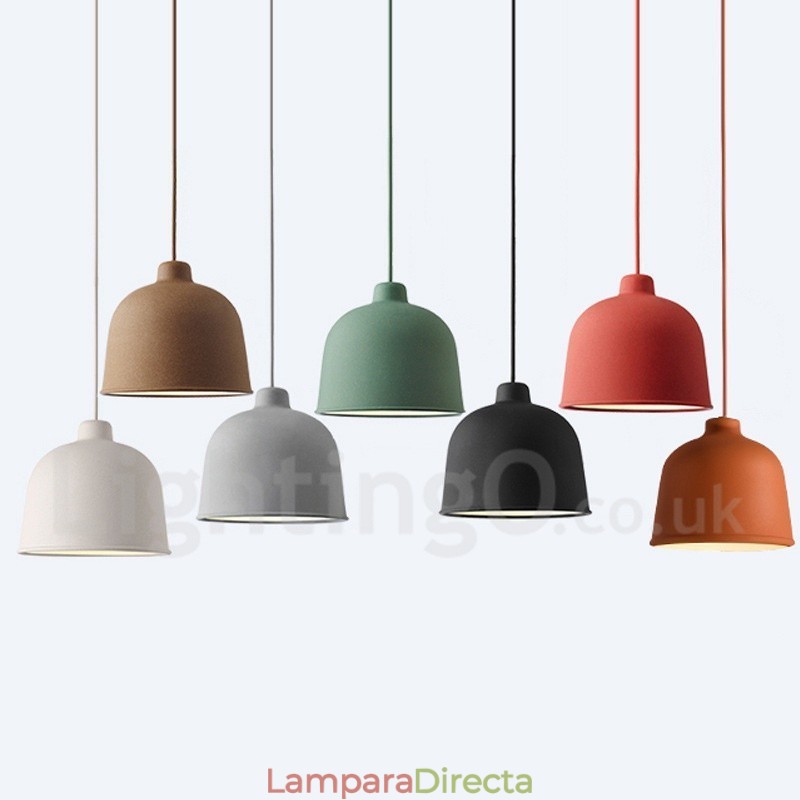Lámpara colgante contemporánea moderna de 1 luz