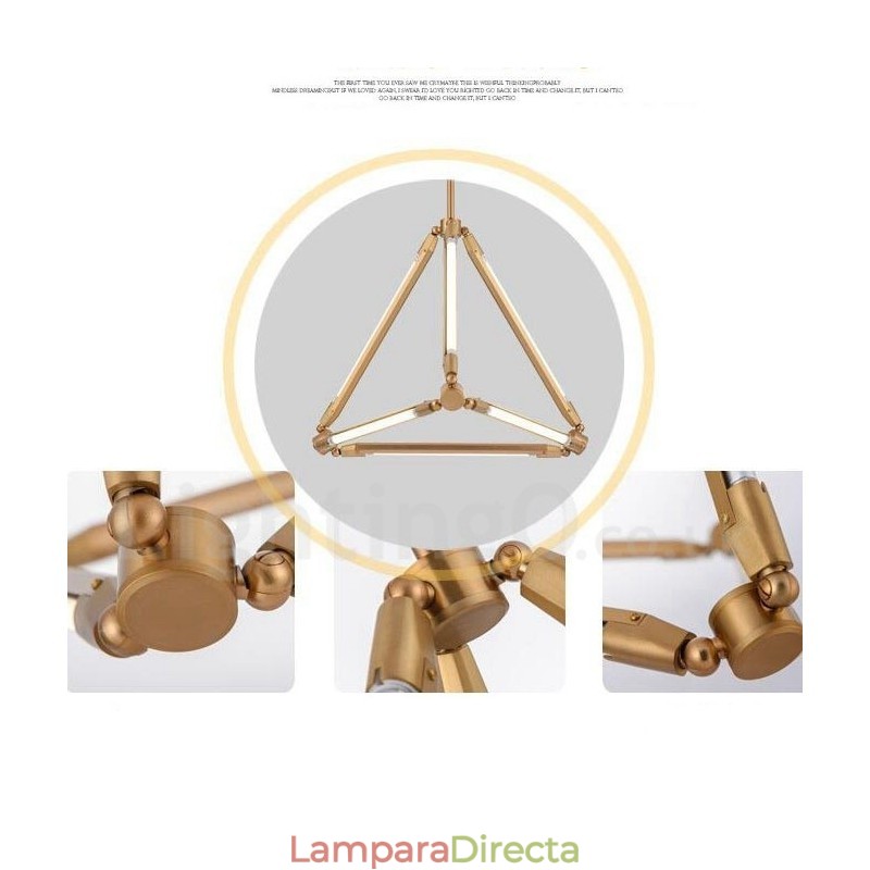Lámpara colgante contemporánea moderna
