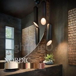 Lámpara colgante contemporánea moderna de 1 luz