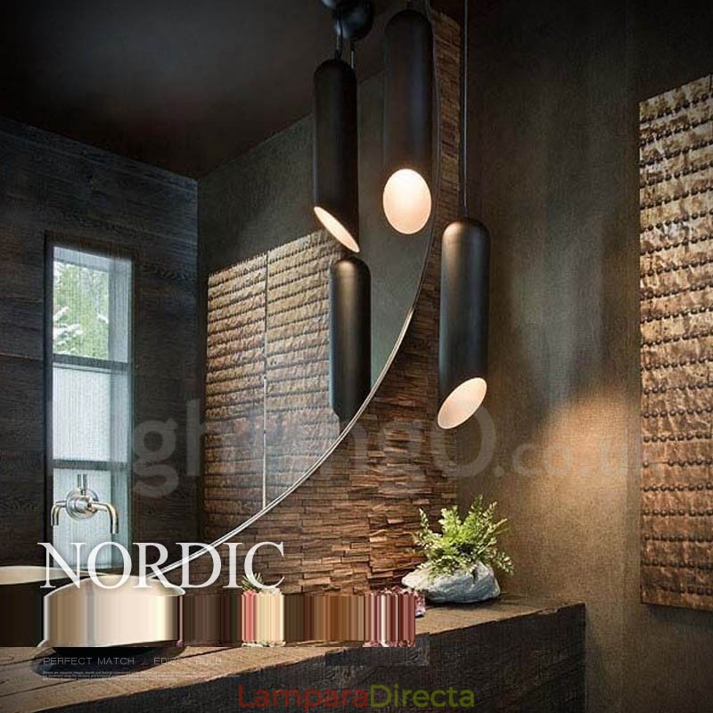 Lámpara colgante contemporánea moderna de 1 luz