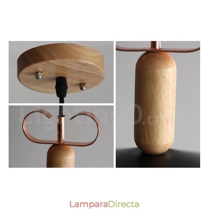 Lámpara colgante multicolor contemporánea moderna