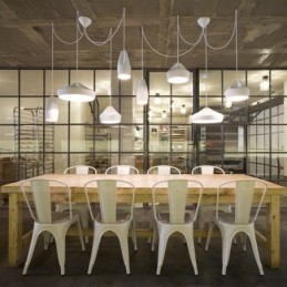 Lámpara colgante moderna contemporánea multicolor