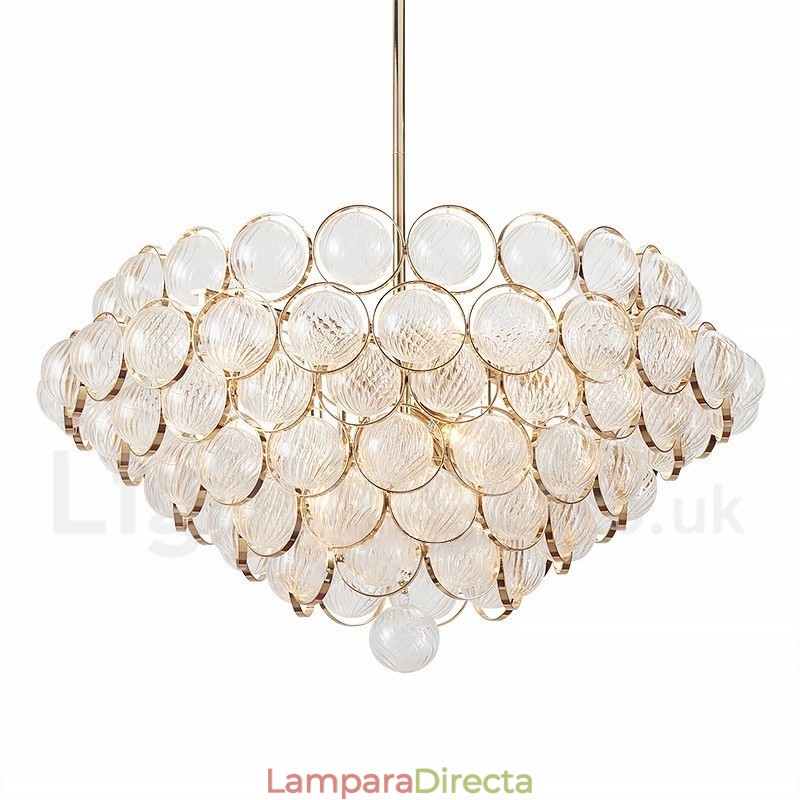 Lámpara colgante contemporánea moderna de lujo de 1 luz