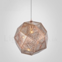 Lámpara colgante moderna contemporánea de una luz con forma de globo