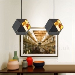 Lámpara colgante contemporánea moderna de 1 luz