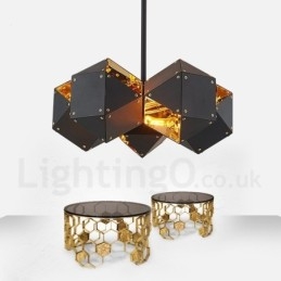Lámpara colgante contemporánea moderna de 5 luces