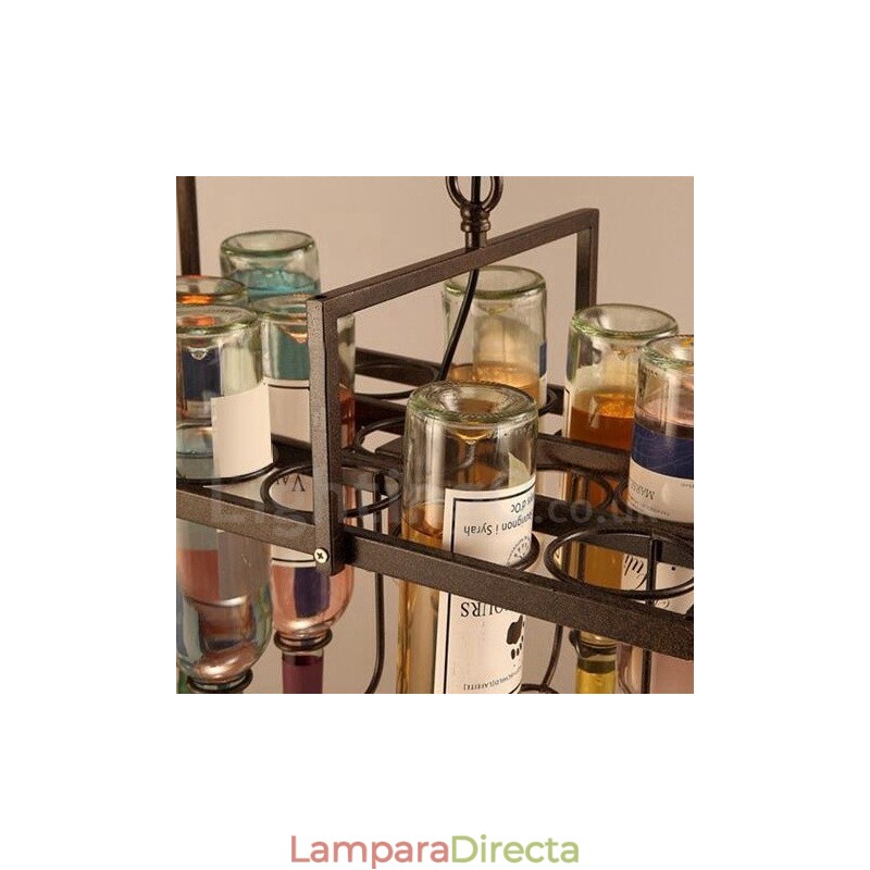 Lámpara colgante clásica tradicional de metal
