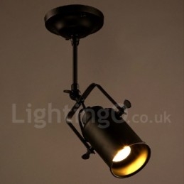 Foco de luz Rustic Lodge de 1 luz