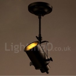 Foco de luz Rustic Lodge de 1 luz