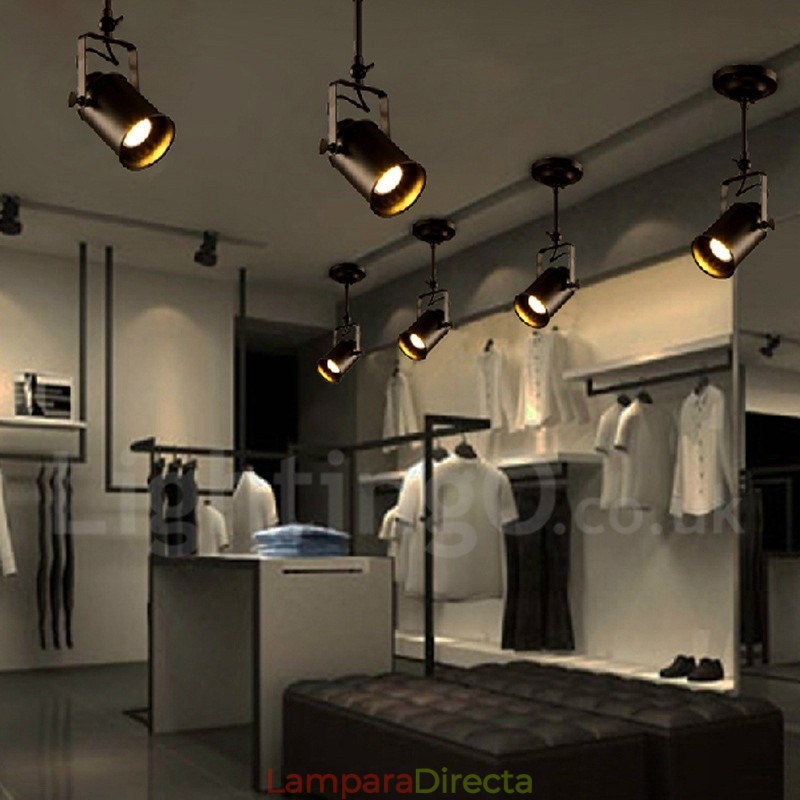 Foco de luz Rustic Lodge de 1 luz