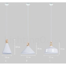 Lámpara colgante contemporánea moderna de 1 luz