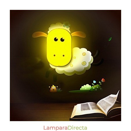 Lámpara de pared para niños con luz nocturna pequeña y control inteligente de espíritu creativo Lámpara de pared para niños con luz nocturna pequeña y control inteligente de espíritu creativo