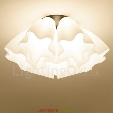 Lámpara de araña integrada rústica de 7 luces Lámpara de araña integrada rústica de 7 luces