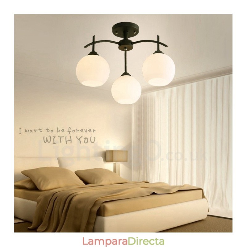 Lámpara de araña clásica tradicional integrada de 3 luces