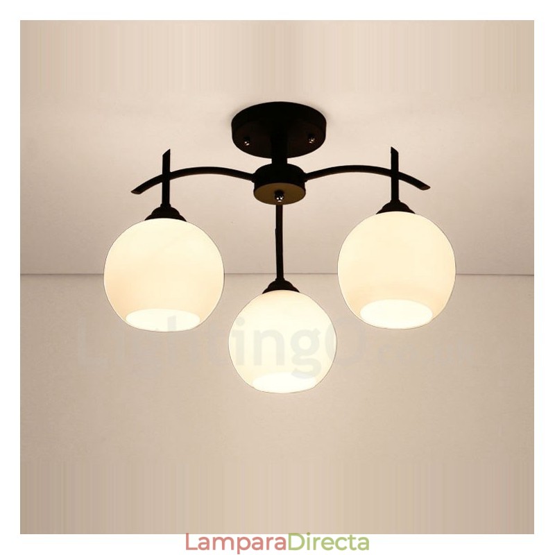 Lámpara de araña clásica tradicional integrada de 3 luces