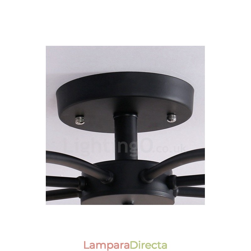 Lámpara de araña clásica tradicional integrada de 8 luces