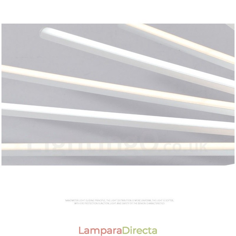 Lámpara de araña de metal integrada moderna y contemporánea de 28 luces