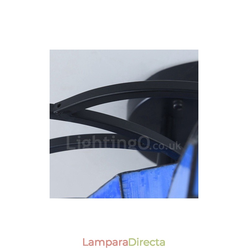 Lámpara de araña integrada de estilo mediterráneo de 9 luces
