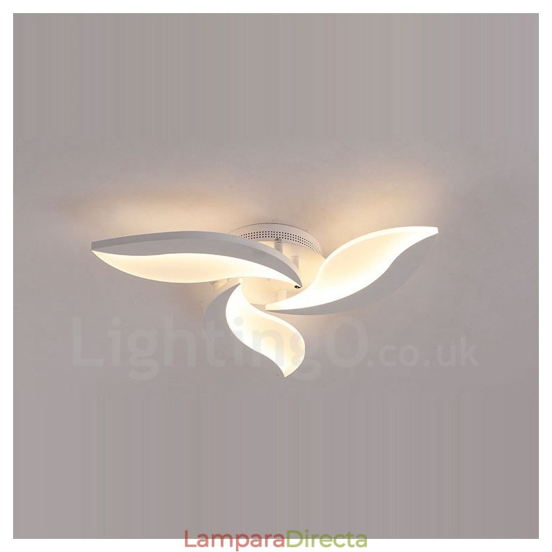 Lámpara de araña integrada contemporánea moderna de 3 luces