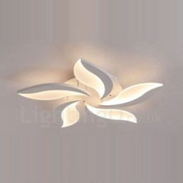 Lámpara de araña integrada contemporánea moderna de 5 luces