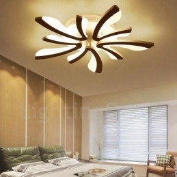 Lámpara de araña integrada contemporánea moderna de 5 luces