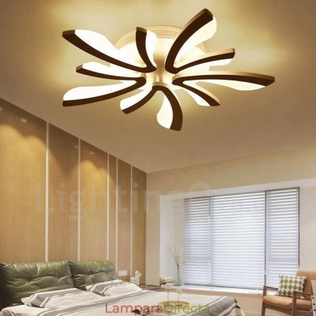 Lámpara de araña integrada contemporánea moderna de 5 luces Lámpara de araña integrada contemporánea moderna de 5 luces