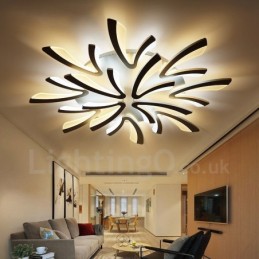 Lámpara de araña integrada contemporánea moderna de 12 luces