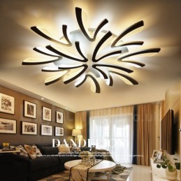 Lámpara de araña integrada contemporánea moderna de 12 luces