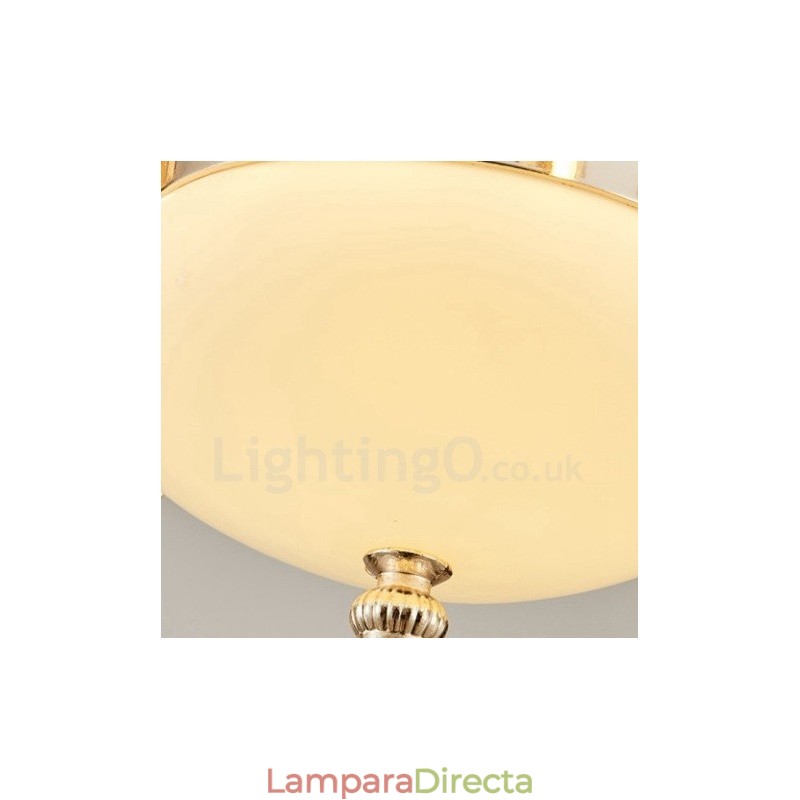 Lámpara de araña clásica tradicional de metal integrada de 8 luces