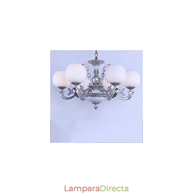 Lámpara de araña moderna contemporánea de metal