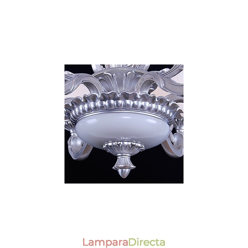 Lámpara de araña moderna contemporánea de metal