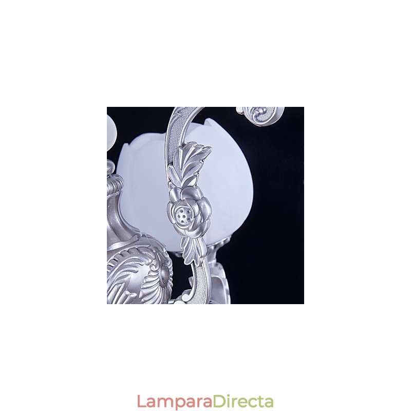 Lámpara de araña moderna contemporánea de metal